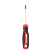 Photo of Craftsman Phillips screwdriver with red and black handle, SKU CMHT65148, front view, white background.