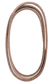 brown replacement drive belt loop on white background beauty shot top view
